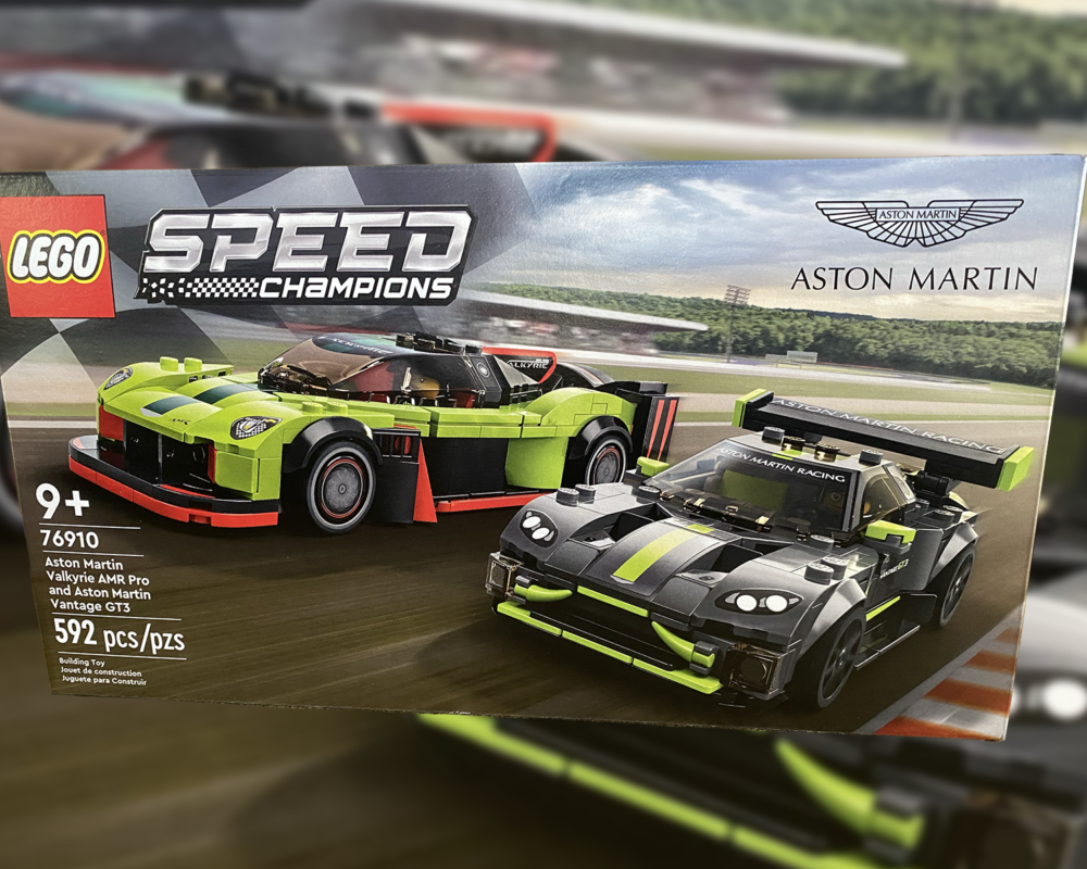 Lego Speed Champions, Aston Martin Valkyrie AMR Pro and Aston Martin Vantage GT3 (76910)