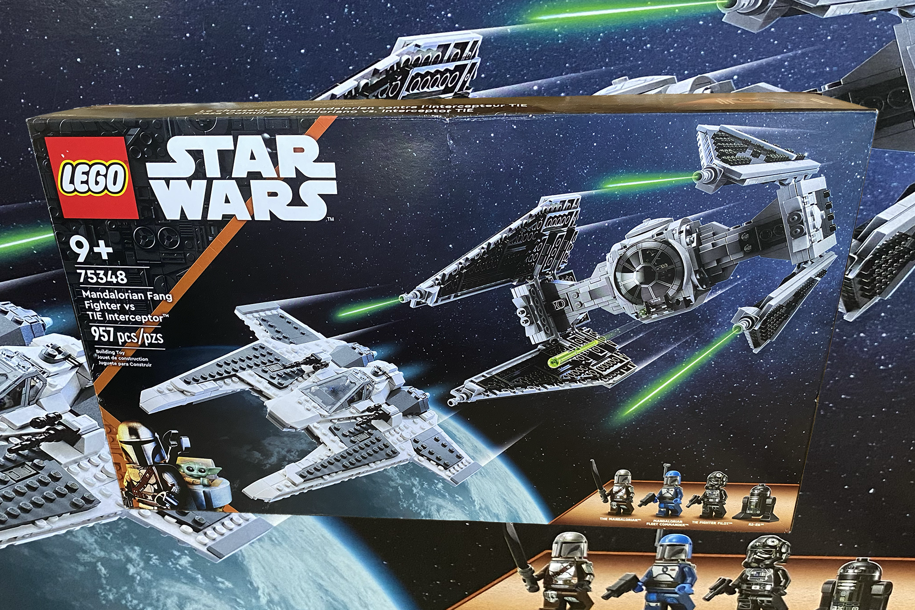 Lego Star Wars Mandalorian, Mandalorian Fang Fighter vs TIE Interceptor (75348)
