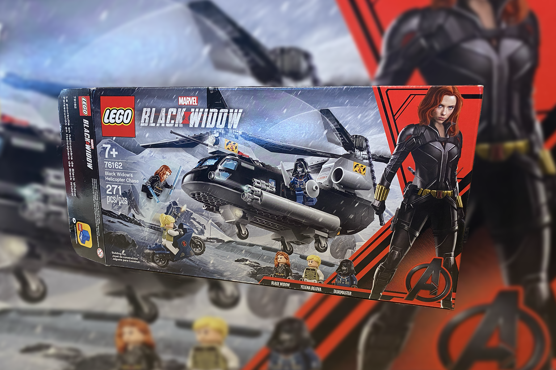 Lego Marvel Black Widow, Black Widow’s Helicopter Chase (76162)